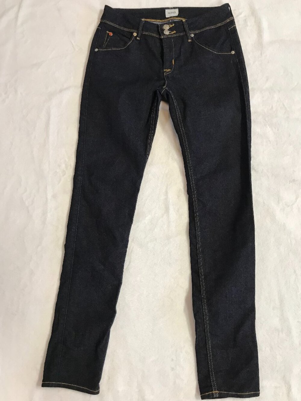 Hudson Collin Mid Rise Skinny Jeans 28 Dark Wash NWOT Stretch
